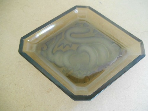 Cendrier art deco serpent - art,