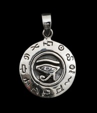 Pendentif Oeil d' Horus Oudjat Egypte en Argent 925 - 4 gr. #  K57 6916