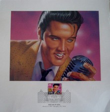 IMPRESSION GD FORMAT TIMBRE ELVIS PRESLEY - OFFICIEL AMERICAIN 1993 US POSTAL