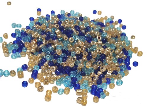 1000 perles rocaille doré - 1000,