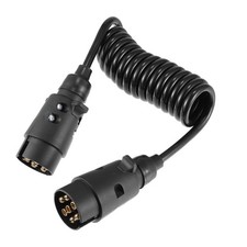 câble d'extension panneau d'éclairage remorque 2 m 7 broches avec prise câblage