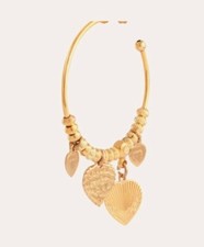 Boucles d’oreilles créoles GAS BIJOUX - Modèle Love Mini - Or  - Neuves !