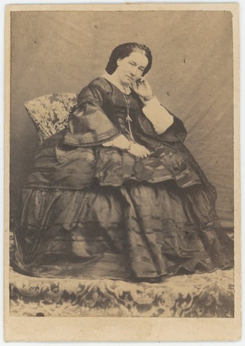 Cdv circa 1860 femme - circa,