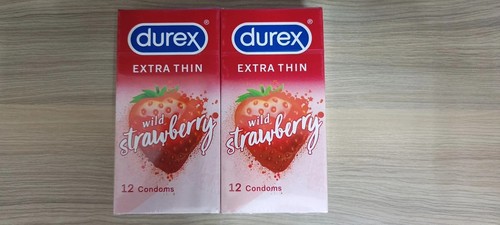 Préservatifs fraise - à,