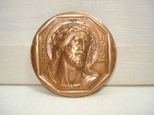 Médaille bronze ecce homo - bronze,