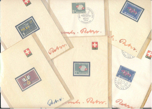 Suisse timbres signés par - suisse, 6