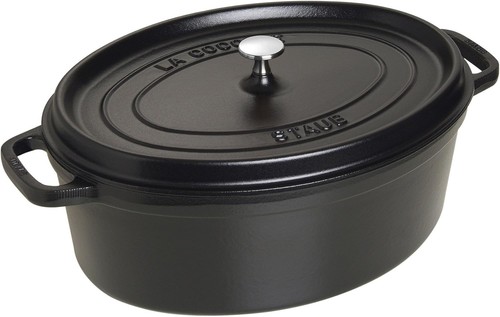 Cocotte ovale poussière - , 37