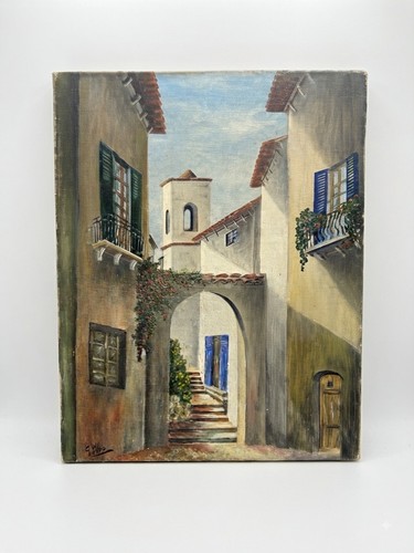 Tableau huile sur toile - ,