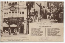 STRASBOURG - Alsace - Bas Rhin - CPA 67 Maison de la Marseillaise