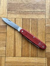 Vintage WENGER DELEMONT Red Alox 64 Old Cross Swiss Army Knife