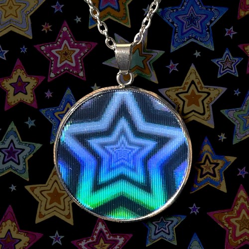 Pendentif lenticulaire animé - lenticulaire,