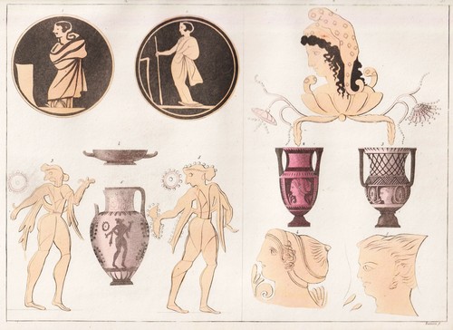 Vase étrusque etrusker - Étrusque,