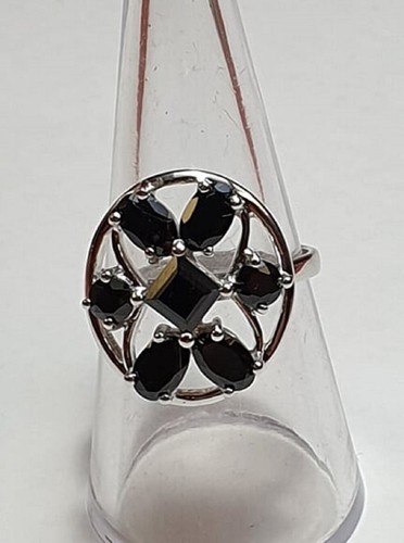 Bague spinelle noir - noir, de
