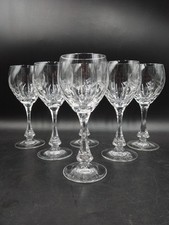 6 Verres à vin en Cristal
