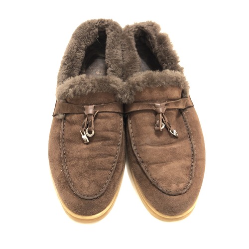 Loro piana mocassins - en, daim