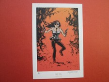 GUERINEAU Ex libris Sérigraphie LE CHANT DES STRYGES SANS TITRE NEUF