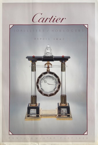 Cartier vintage poster - cartier,