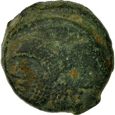 [#650106] Coin,Suessiones Bronze à la tête janiforme, EF, Bronze, Delestrée:562