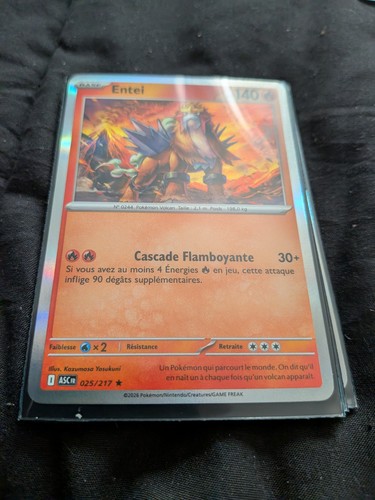 Carte pokémon entei - carte, 025/217