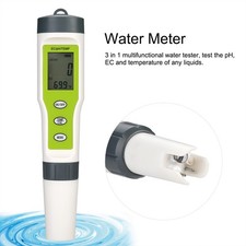 3 In 1 Portable Digital EC PH TEMP Meter Water Quality Tester Purity Test Pen