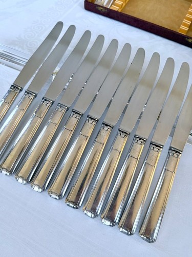 Couteaux métal argenté - en,