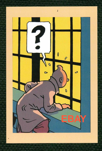 Postcard print hergé - postcard, /