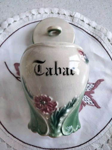 Très ancien pot tabac - très,