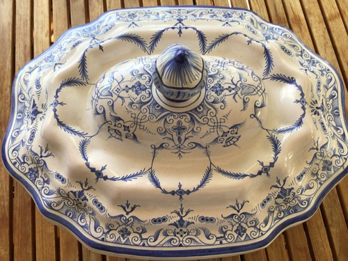 Soupiere achard décor - soupiere,