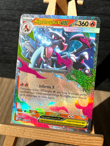 Carte pokémon mega - carte, mega-dracaufeu