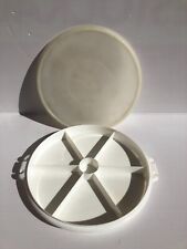 ❤️ TUPPERWARE grand plat  serviteur à apéritif ou autres + couvercle vintage TBE