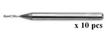 10 fraises (end mills) 3*1*6