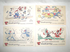 10 BUVARDS PUB ANCIENS LA VACHE QUI RIT LES DUELS ILL D'ALBERT DUBOUT