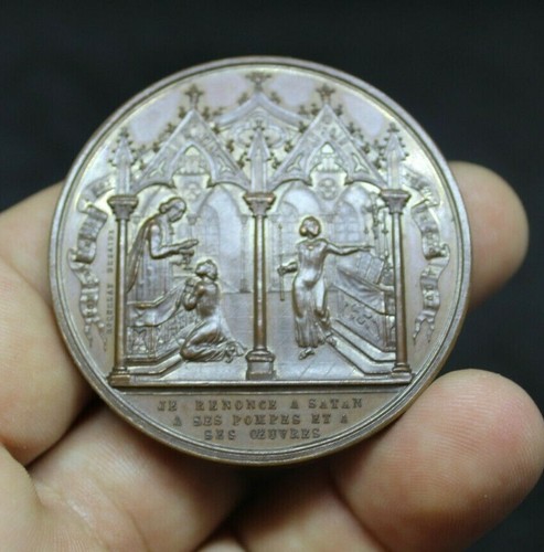 Medaille bapteme communion - medaille,