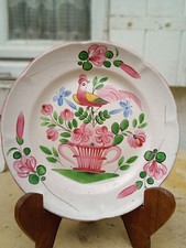 Assiette ancienne faience - , de