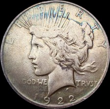 États Unis Dollar Argent 1922 San Francisco