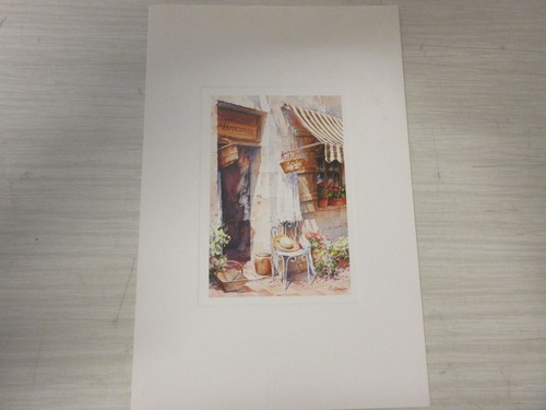 Postcard watercolor store - cp,
