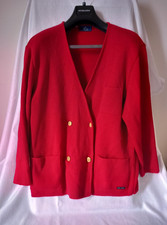 Gilet Cardigan Croisé  vintage Saint James – pure laine -  Taille 44 (M/L)