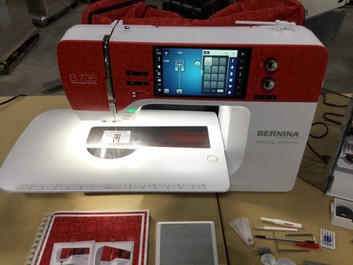 Bernina 735 red - red, special