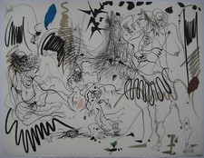 MORETTI RAYMOND LITHOGRAPHIE SIGNÉE AU CRAYON NUM/185 HANDSIGNED NUMB LITHOGRAPH