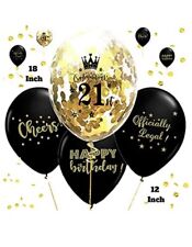 Unisex 21st birthday balloons