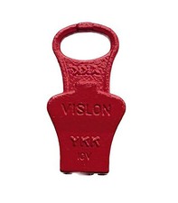 Rouge No10 Chaîne - #10 YKK Vislon Métal Curseur (Original YKK Fermeture)