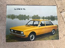 PUBLICITÉ VW K 70  26,5 x