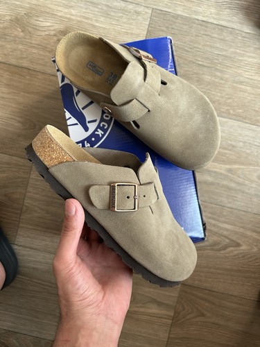 Birkenstock boston taupe - birkenstock,