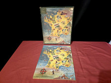 Enfantina - Ancien puzzle "Larousse" en bois - N°87 France, mon pays - XXe