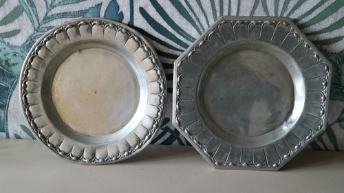 Assiettes plats en - 2, ou