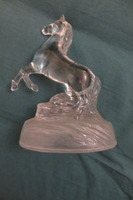 Figurine Cheval cabré en Cristal