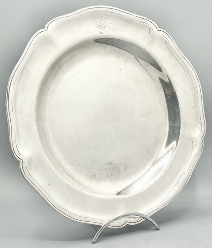 Plat métal argenté - en,