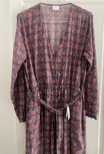 Robe effet chemisier col - , v