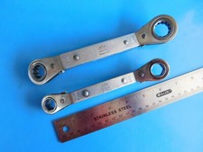 OCCASION, CLÉS À CLIQUET MAC TOOLS OFFSET " MÉTRIQUE " , LOT DE 2