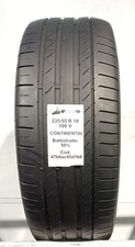PNEUS USAGÉS PIÈCES 1 CONTINENTAL CONTISPORT CONTACT 5 235/55 R18 100V ESTIVE